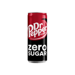 Dr Pepper Zero Sugar Sleek 330 ml | Distribución Mayorista