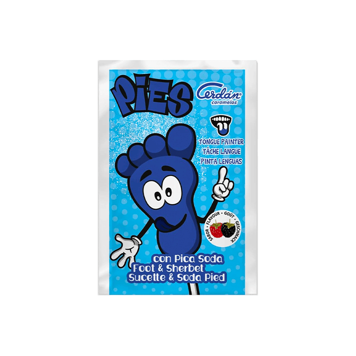 Cerdán Piruleta Pie Pica Soda 40 ud 20 g | Distribución Mayorista