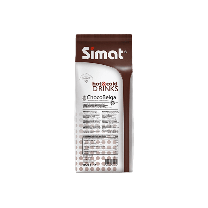Chocolate Belga Solúvel 1 kg Simat | Distribución Mayorista