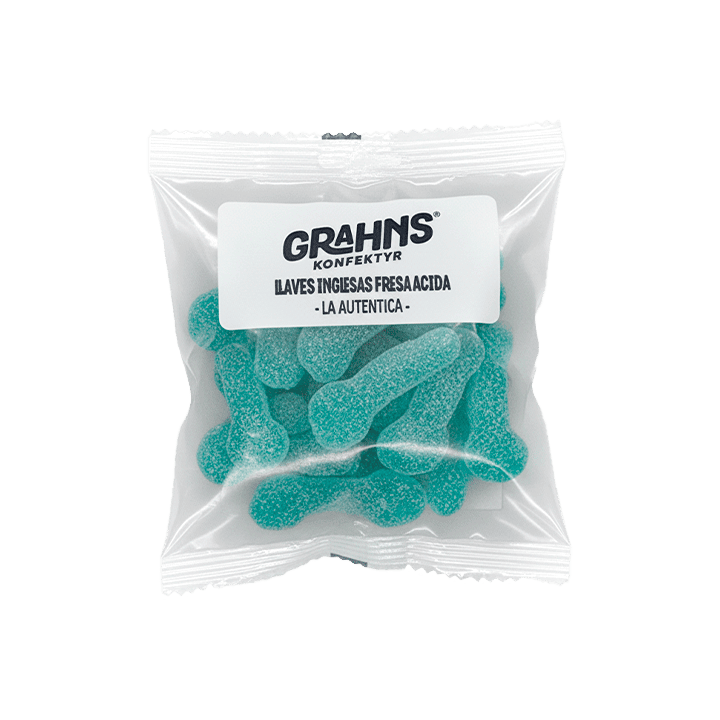 Blaue Zungenfärbende Schlüssel 85g Grahns Konfektyr | Distribución Mayorista