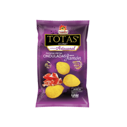 Totas Onduladas Jamón 45g Tosfrit-Distribución Mayorista