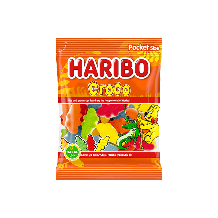 Haribo Croco 100 g Halal | Distribución Mayorista