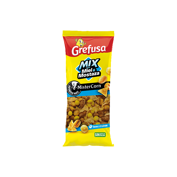 MisterCorn Saveur Mix Miel et Moutarde 97g Grefusa | Distribución Mayorista