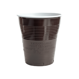 Vaso Plástico Marrón para Vending 160ml - Distribución Mayorista