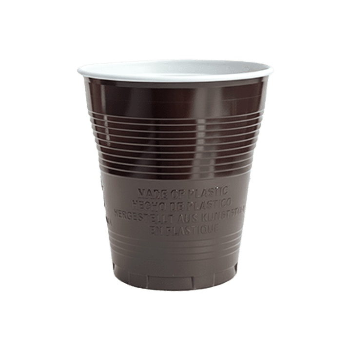 Bruine Plastic Vendingbeker 160 ml | Distribución Mayorista