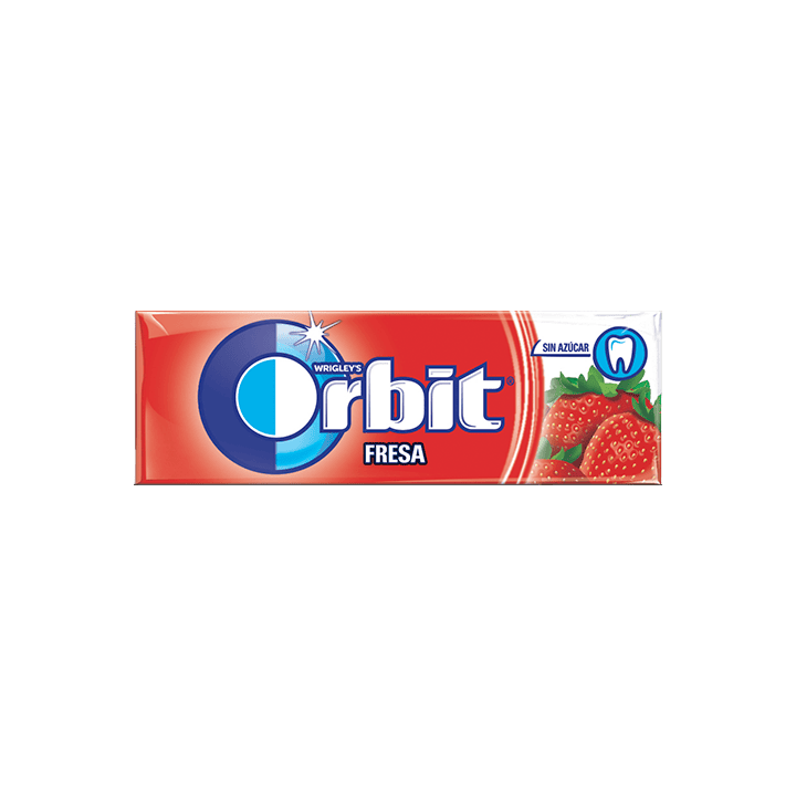 Orbit Gragea Fraise 14g National - Distribución Mayorista