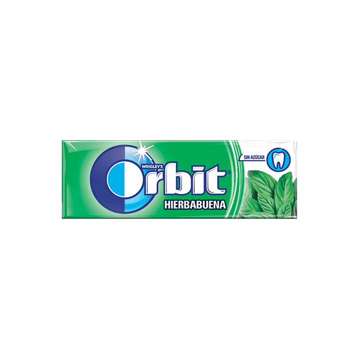 Orbit Dragee Spearmint 14g - Distribución Mayorista