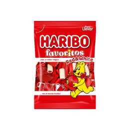 Haribo Favoriten Red & White 90 g | Distribución Mayorista