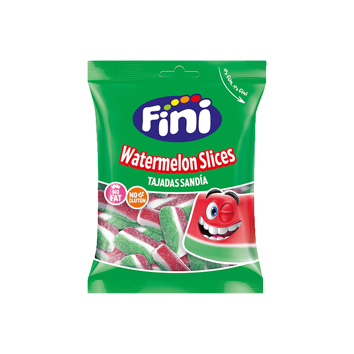 Watermeloenplakken 90 g Fini | Distribución Mayorista