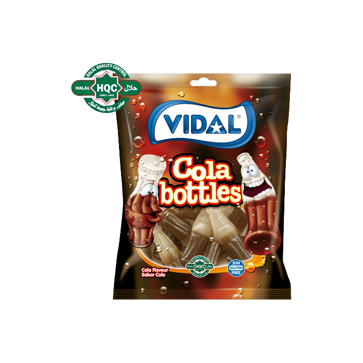 Cola Bottles 90 g Halal Vidal | Distribución Mayorista
