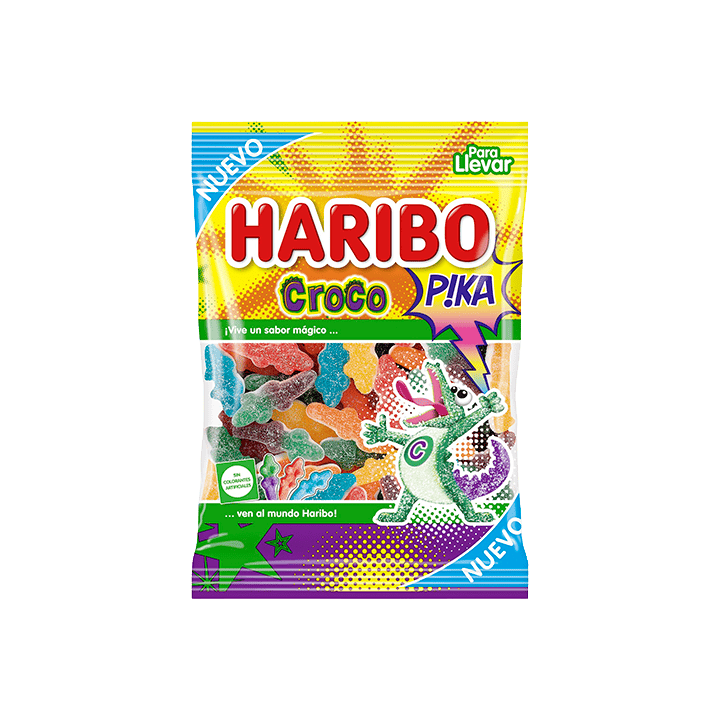 Haribo Croco Pika 100 g | Distribución Mayorista