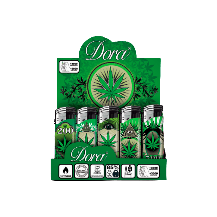 Mechero Dora Temática Marihuana | Distribución Mayorista