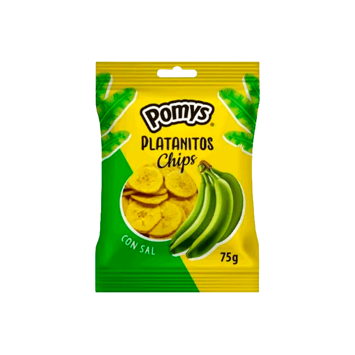 Chips di Platano Salate 75 g Pomys | Distribucion Mayorista