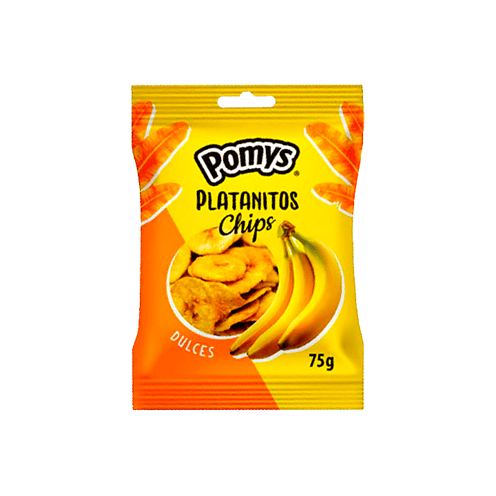 Chips Dolci di Platano 75 g Pomys | Distribucion Mayorista