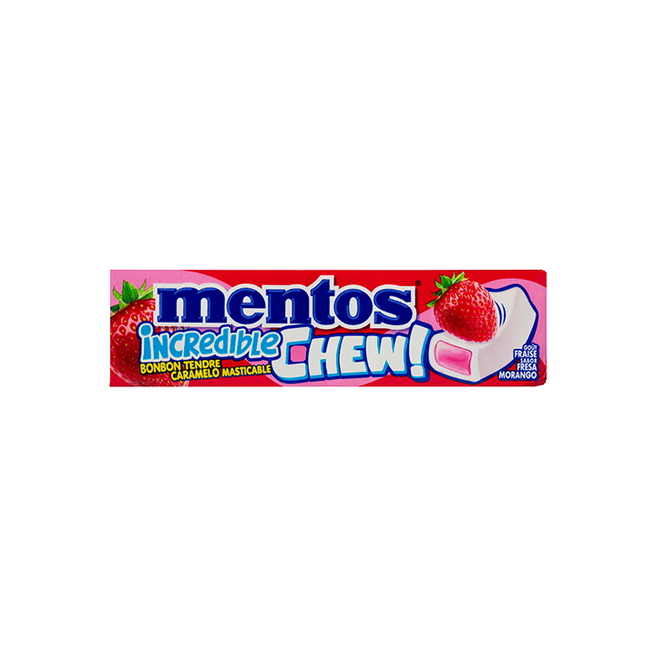 Chicles Fresa 45 g Mentos | Distribución Mayorista
