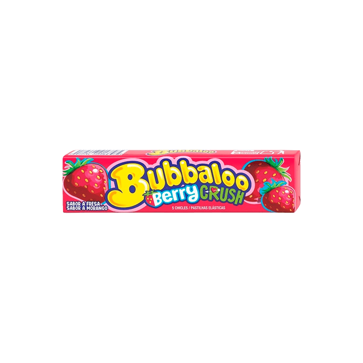 Bubbaloo Fresa 38g-Distribución Mayorista