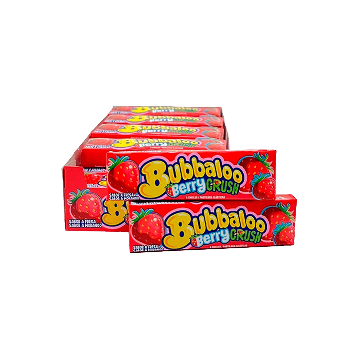 Bubbaloo Fresa 38g-Distribución Mayorista