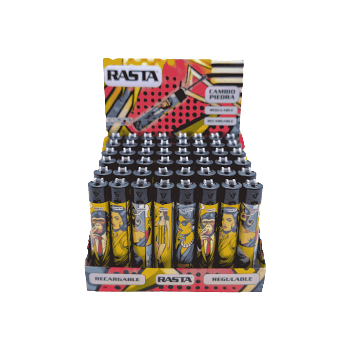Rasta Round Animal Lighters - Distribución Mayorista