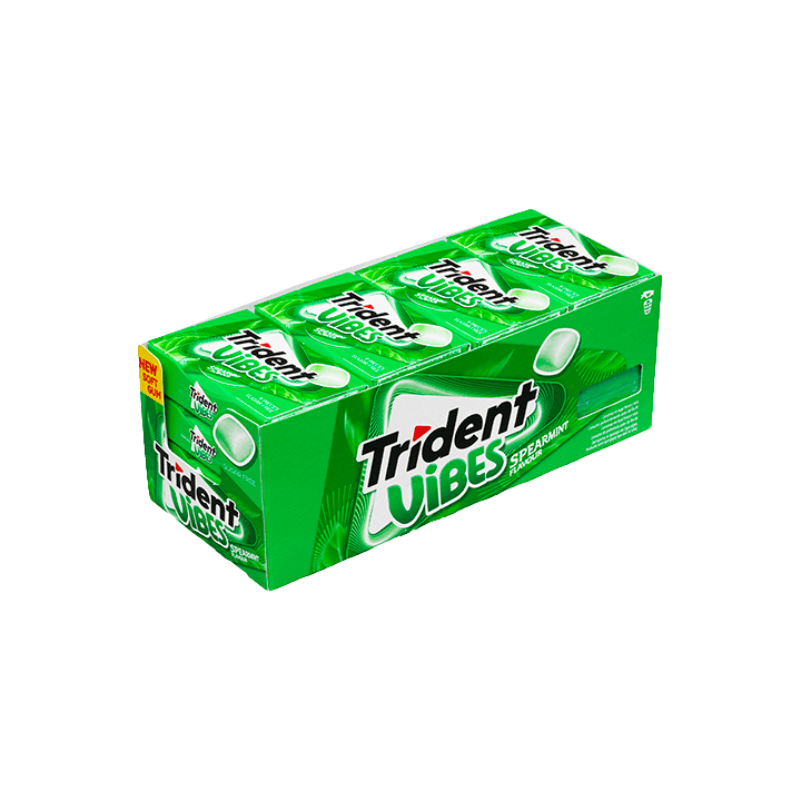 Trident Vibes Kauwgom Groene Munt 21 g | Distribución Mayorista