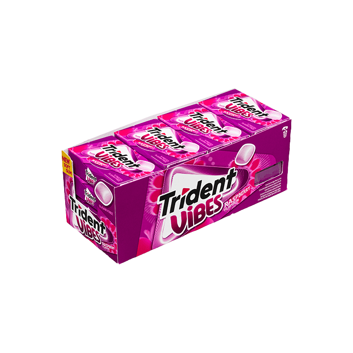 Trident Vibes Framboos Kauwgom 21 g | Distribución Mayorista