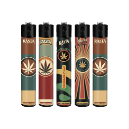Mecheros Rasta Round Marihuana - Distribución Mayorista