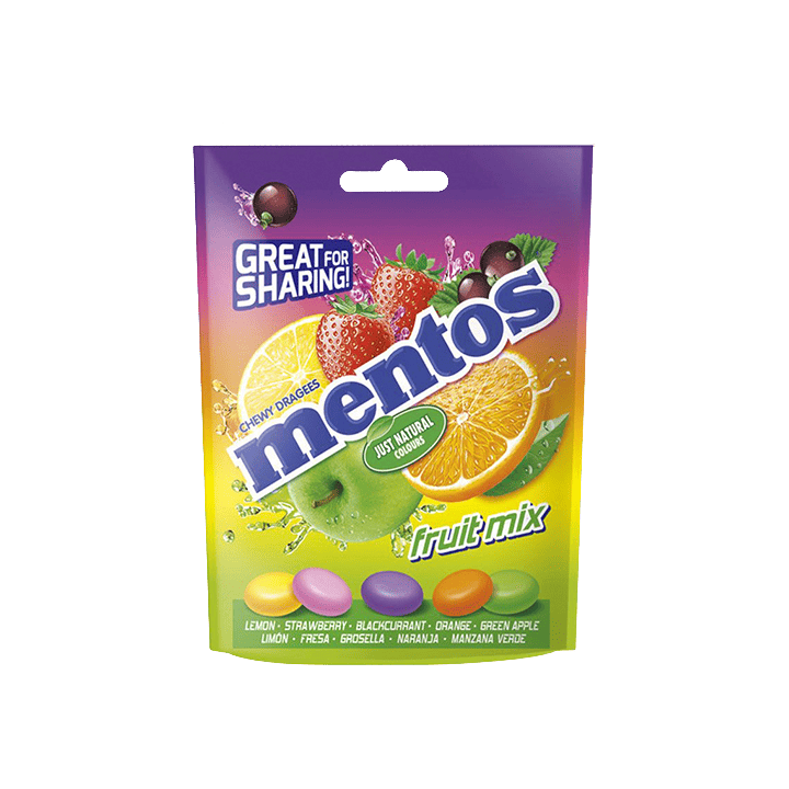 Mentos Fruit Mix 160 g | Distribucion Mayorista