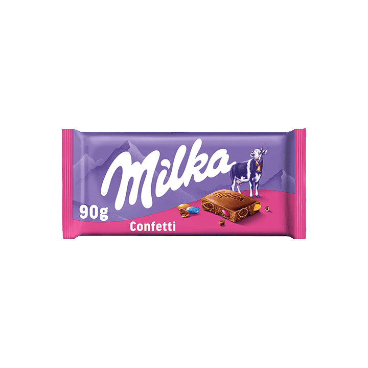 Milka Confetti 90g  | Distribución Mayorista