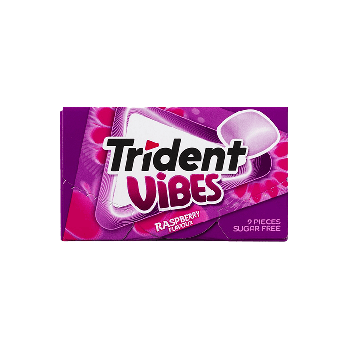 Trident Vibes Framboos Kauwgom 21 g | Distribución Mayorista