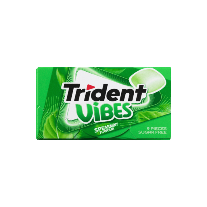 Chewing Gum Trident Vibes Lampone 21 g | Distribucion Mayorista