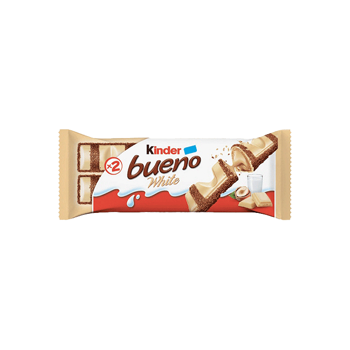Kinder Bueno Branco 39 g T8 | Distribucion Mayorista