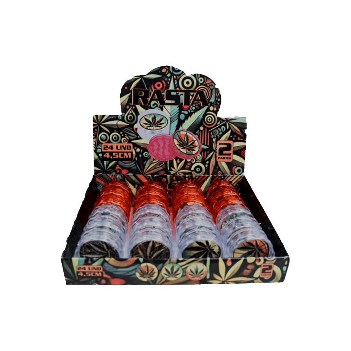 Grinder Blad 4.5 cm Rasta 2 Delen | Distribucion Mayorista