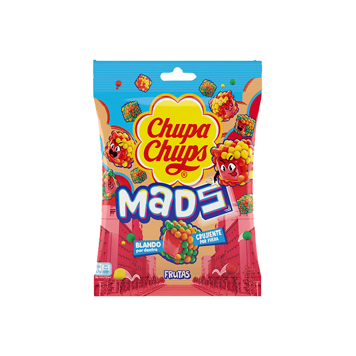 Chupa Chups Mads Fruits 115 g | Distribucion Mayorista