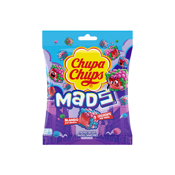 Chupa Chups Mads Fruits Rouges 115 g | Distribucion Mayorista