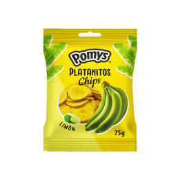 Lemon Banana Chips 75 g Pomys | Distribución Mayorista