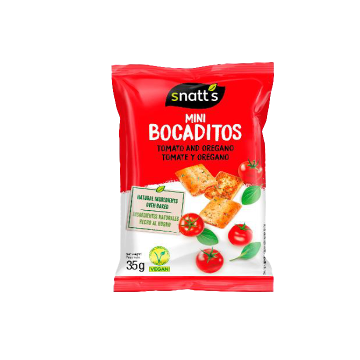 Snatt's Tomate y Orégano 35g Grefusa - Distribución Mayorista