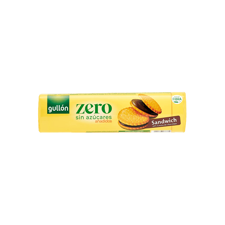 Biscotti Sandwich Crema al Cioccolato 250 g Gullón | Distribución Mayorista