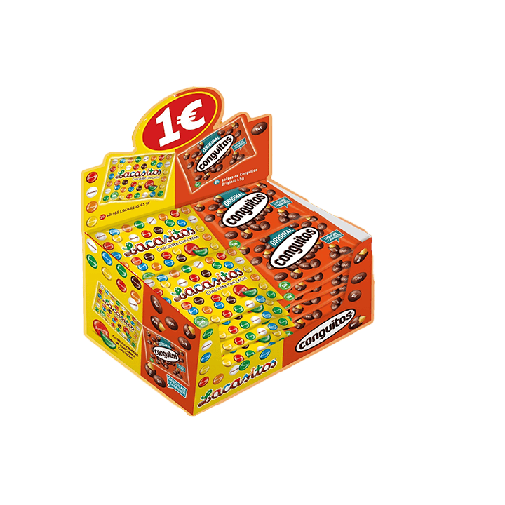 Exhibitor 24 bags Lacasitos 45 g + 24 bags Conguitos 45 g | Distribucion Mayorista