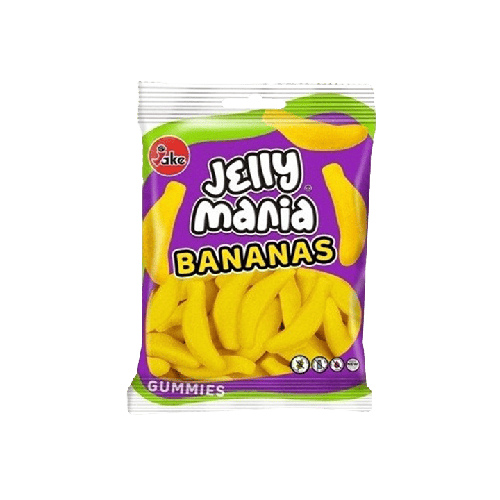 Jelly Mania Bananas 100 g Jake | Distribución Mayorista