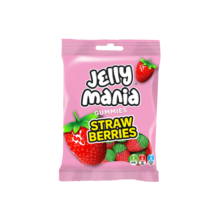 Jelly Mania Strawberries 100 g Jake | Distribución Mayorista