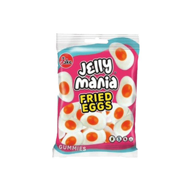 Jelly Mania Fried Eggs Halal 100 g Jake | Distribución Mayorista