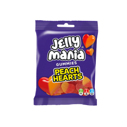 Jelly Mania Peach Hearts Halal 100 g Jake | Distribución Mayorista