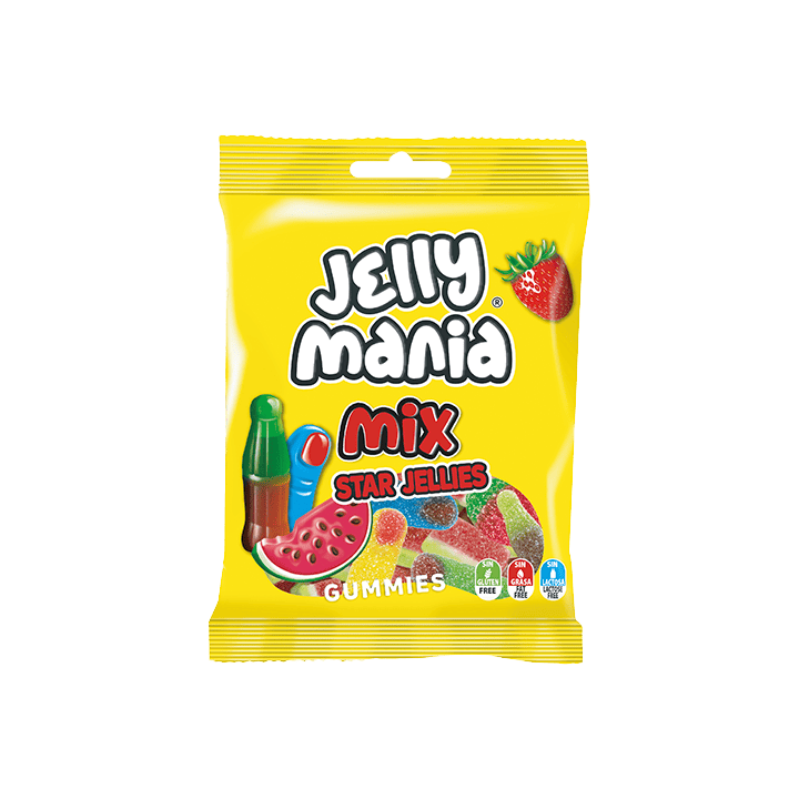 Jelly Mania Mix Star Jellies Halal 100 g Jake | Distribución Mayorista
