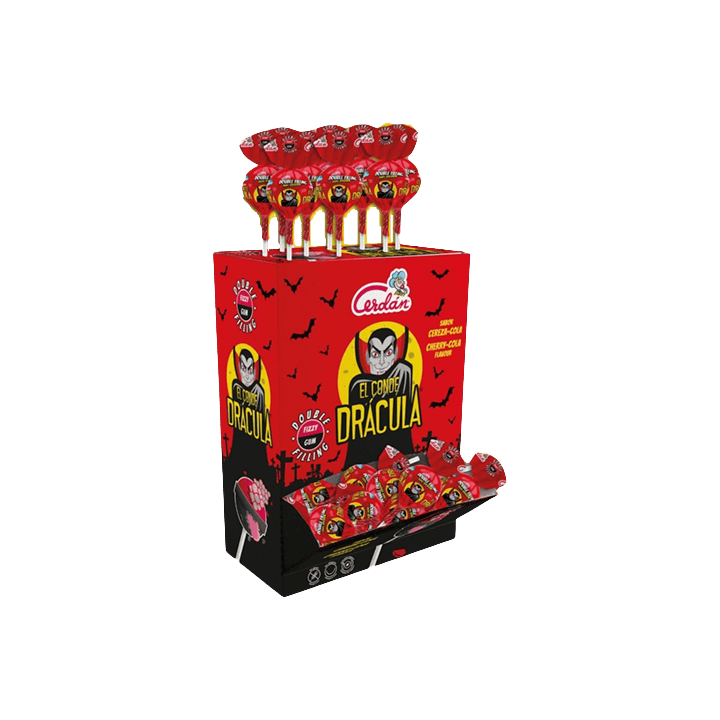 Count Dracula Lollipop 17.3 g Cerdan Caramelos | Distribucion Mayorista