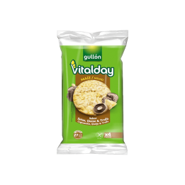 Vitalday Mais Geschmack Pilze, Käse und Trüffel 103 g Gullón | Distribucion Mayorista