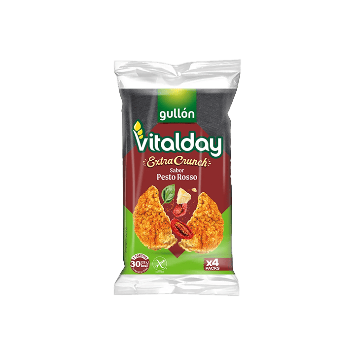Vitalday Crunch Pesto Rosso 93 g Gullón | Distribucion Mayorista