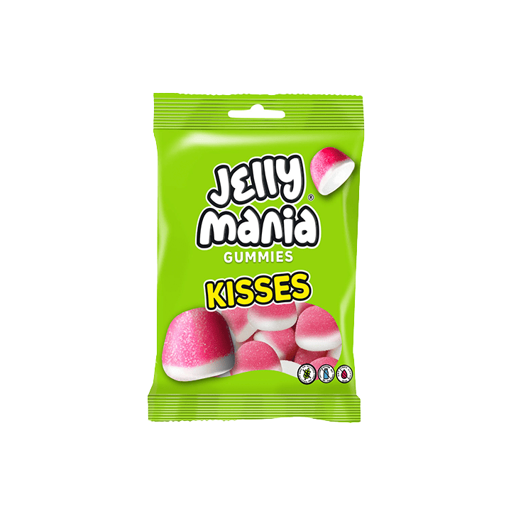 Jelly Mania Kisses 100 g Jake Halal | Distribucion Mayorista