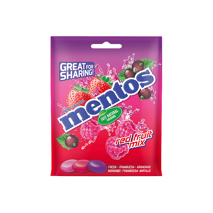 Mentos Red Fruit Mix 160 g | Distribucion Mayorista