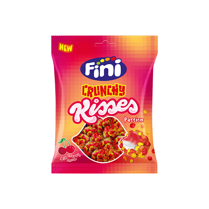 Crunchy kisses Passion Halal 75 g Fini | Distribucion Mayorista