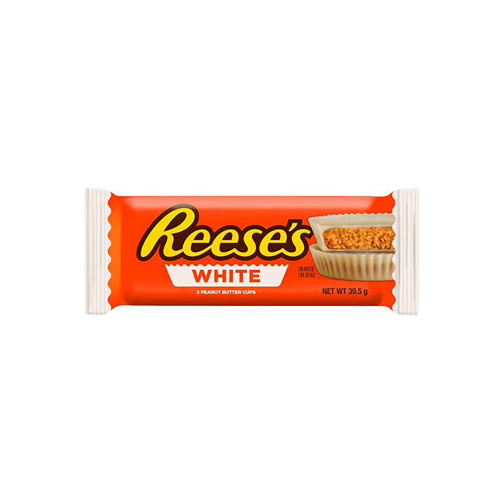 Reese's White 2 Peanut Butter Cups 39,5 g | Distribucion Mayorista