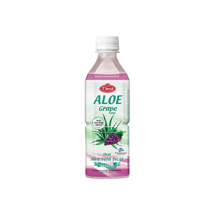 Bebida Aloe Vera Uva 500ml Lotte-Distribución Mayorista